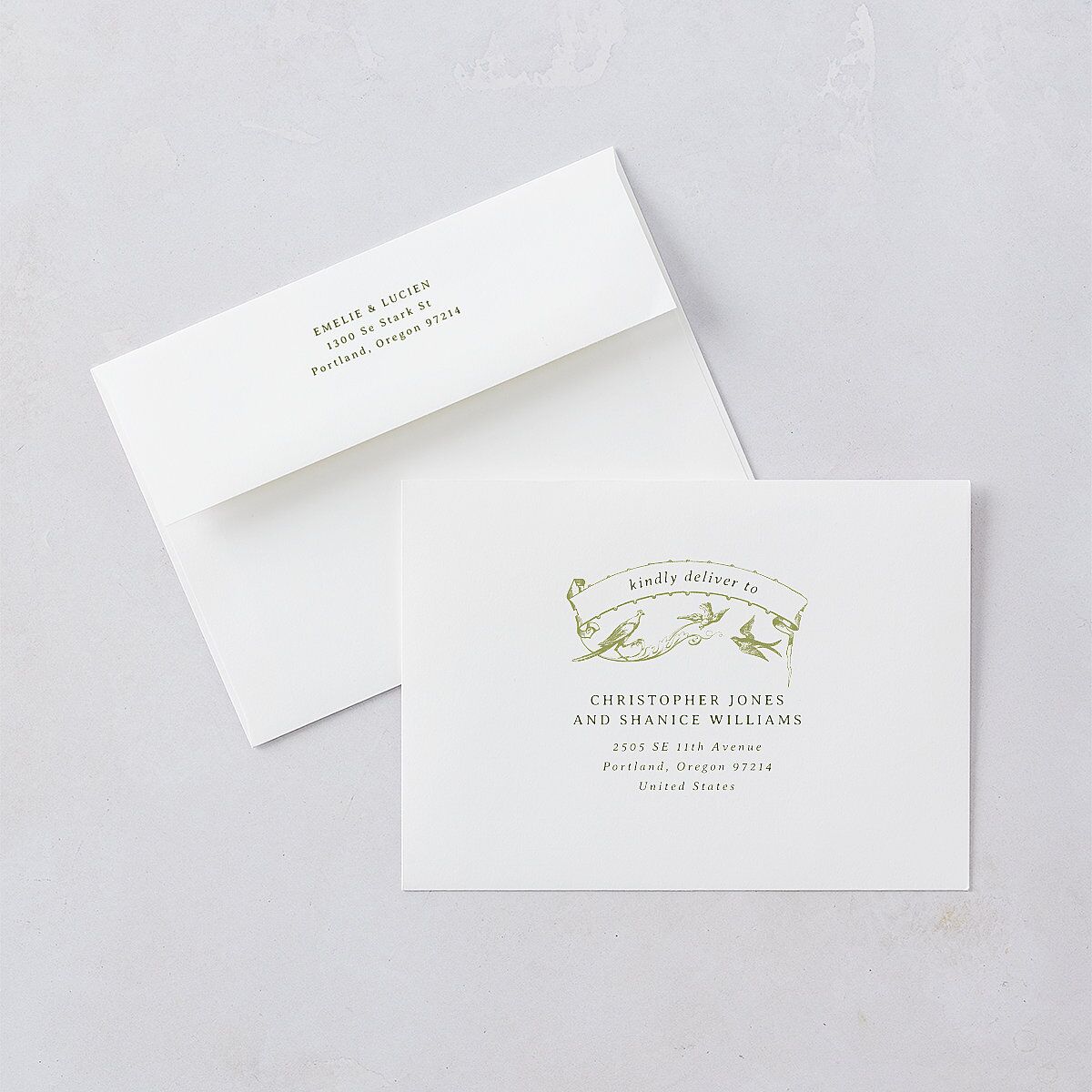 Vintage Toile Foil Wedding Invitations Gold Greenery Signature Blank No Standard