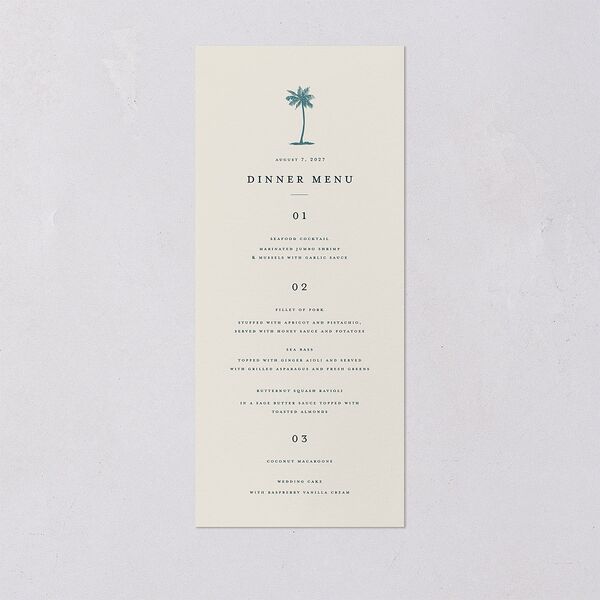 Palm Tree Icon Menus Tide Pool Signature