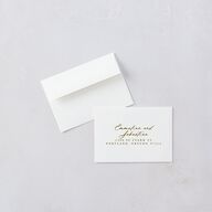 Western Barn Wedding Response Cards Red Clay Signature Standard