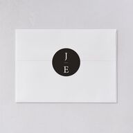 Refined Wedding Stickers Pure White