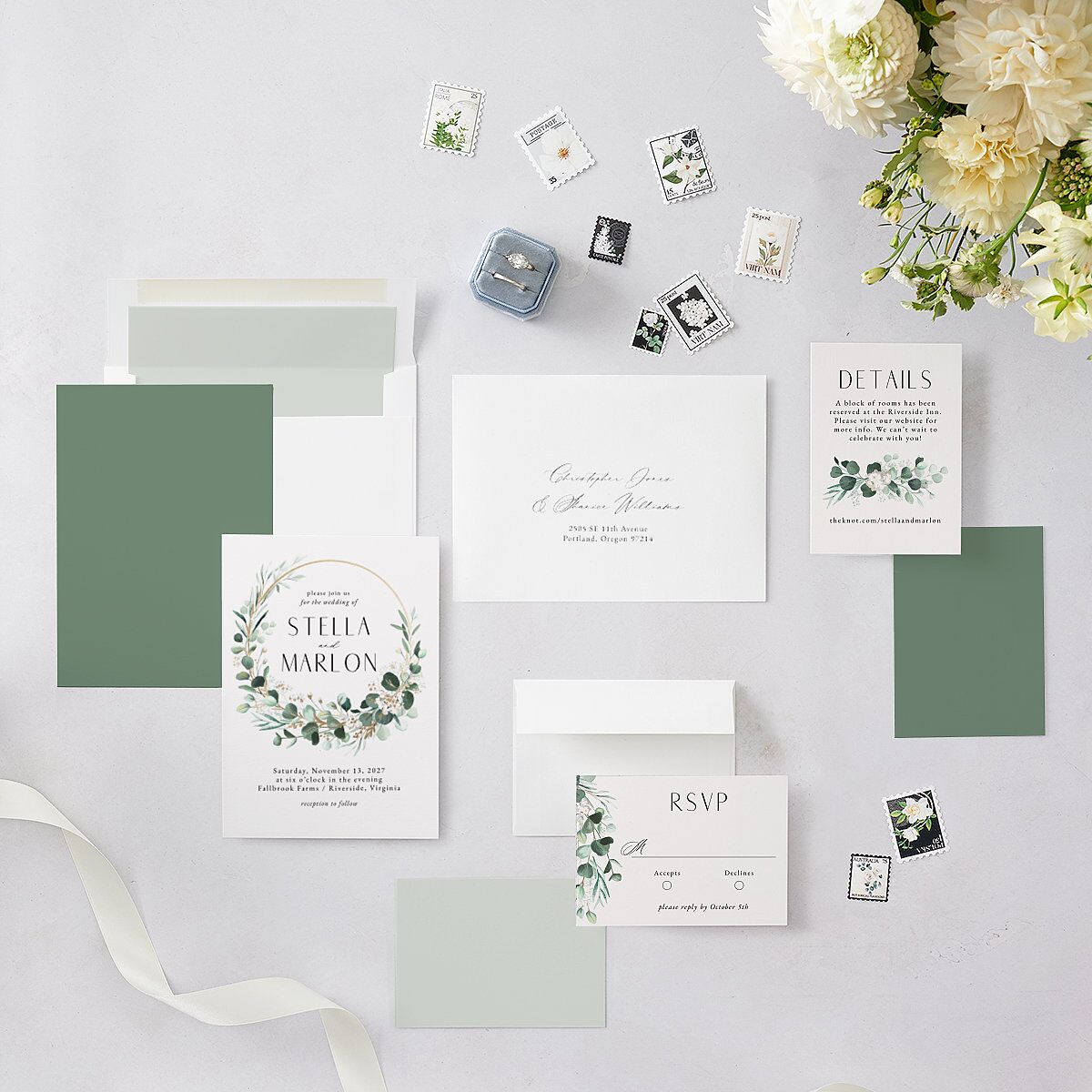 Timeless Hoop Wedding Invitations — view 5