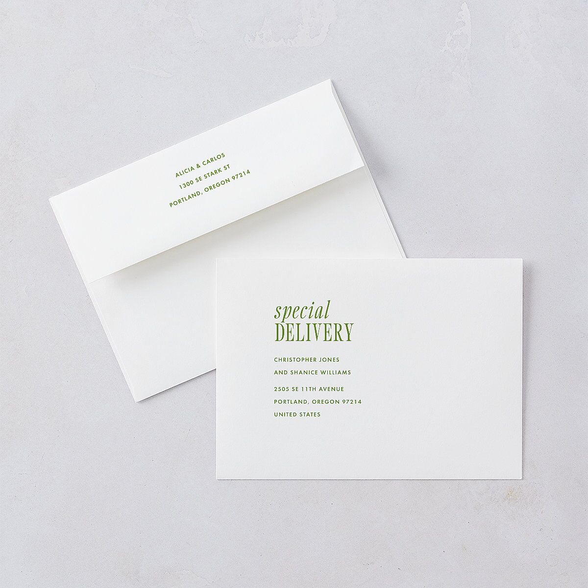 Editorial Promise Wedding Invitations Meadow Signature Blank No Standard