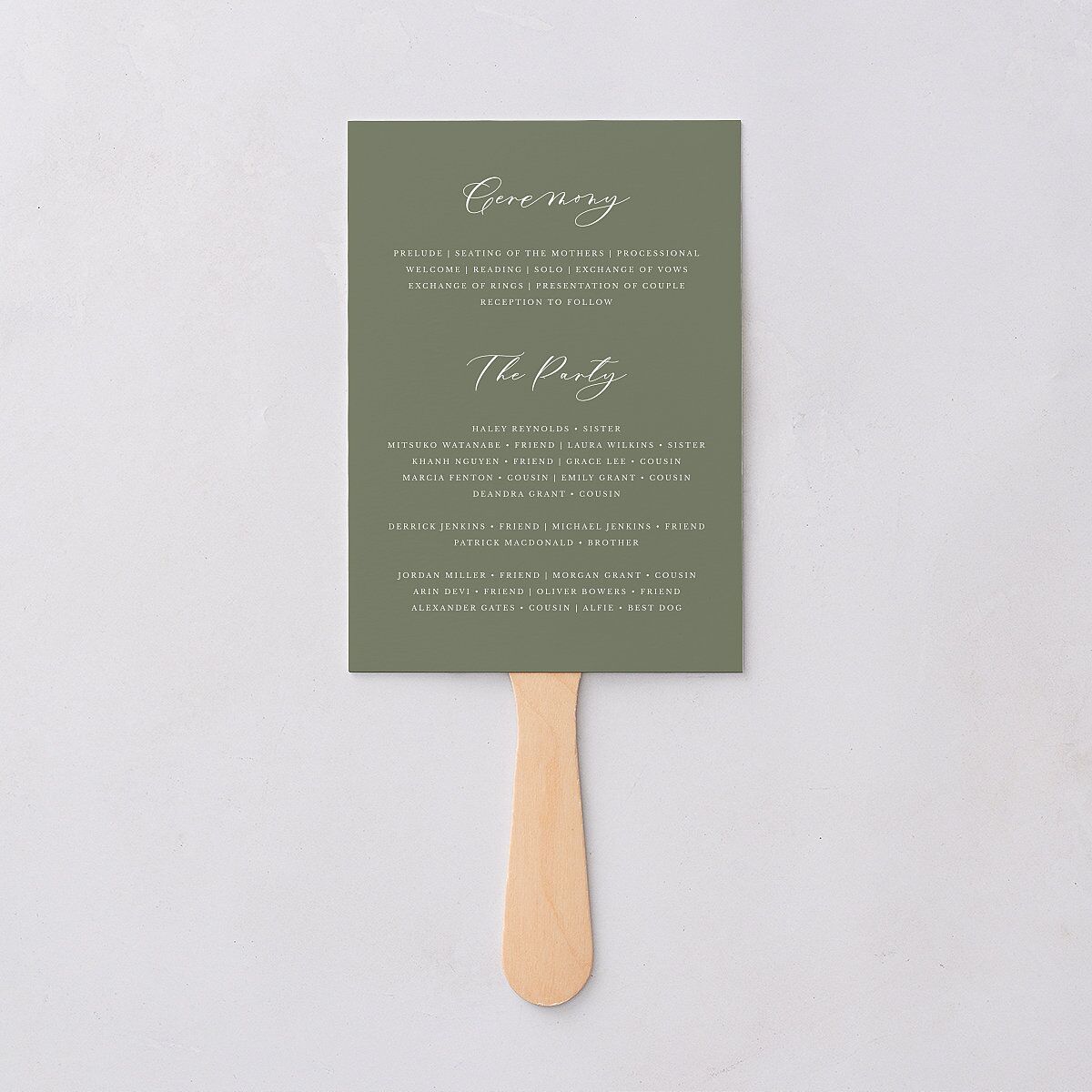 Eucalyptus Frame Fan Programs — view 2