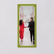 We're Getting Married Menus Deep Olive Signature