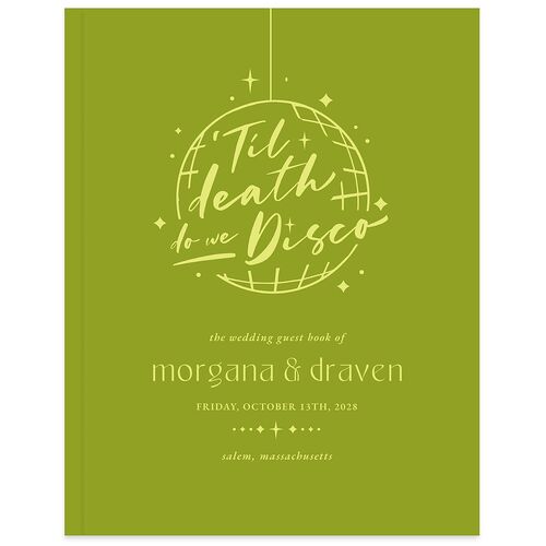 Til Death Do We Disco Guest Books Pear