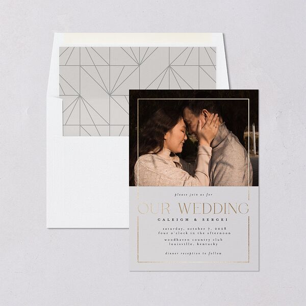 Elegant Frame Envelope Liners Fog Standard
