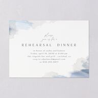 Minimal Brush Rehearsal Dinner Invitations Slate Signature Blank Standard