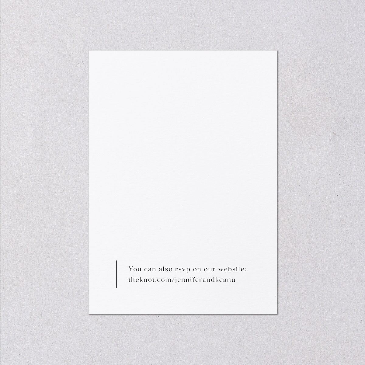Modern Arch Photo Wedding Response Cards Pure White Signature Standard