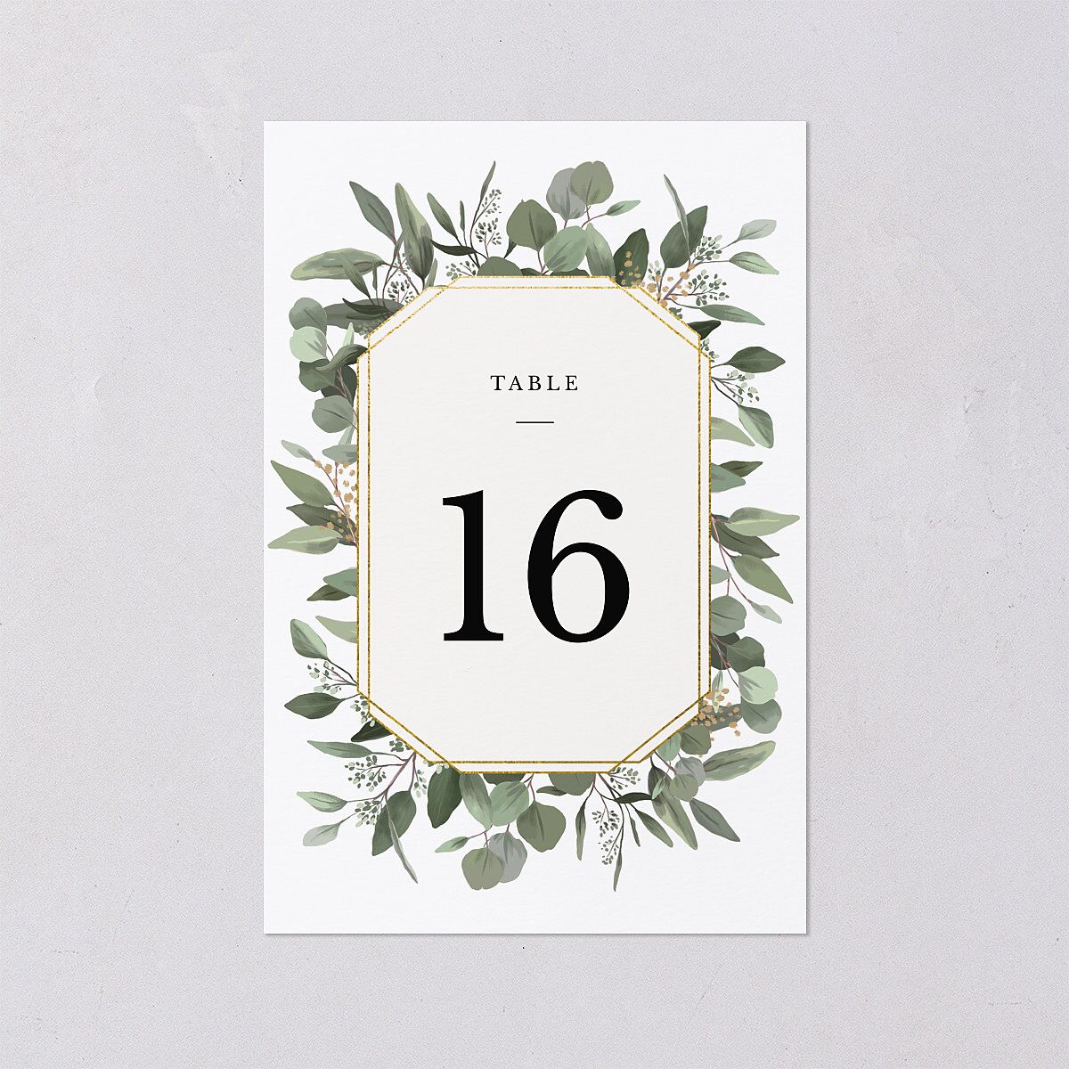 Eucalyptus Frame Table Numbers — view 2