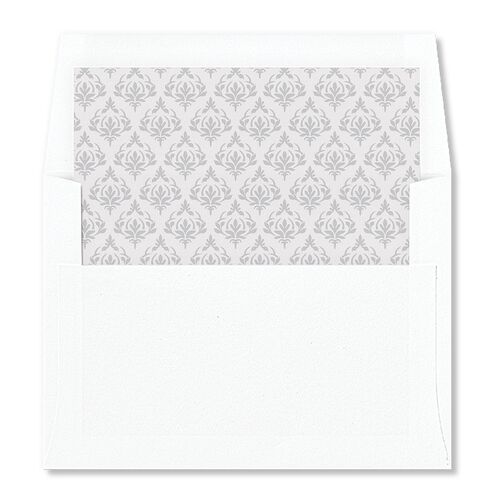 Gothic Antlers Envelope Liners Charcoal Standard