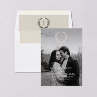 Branches Monogram Envelope Liners Linen Standard