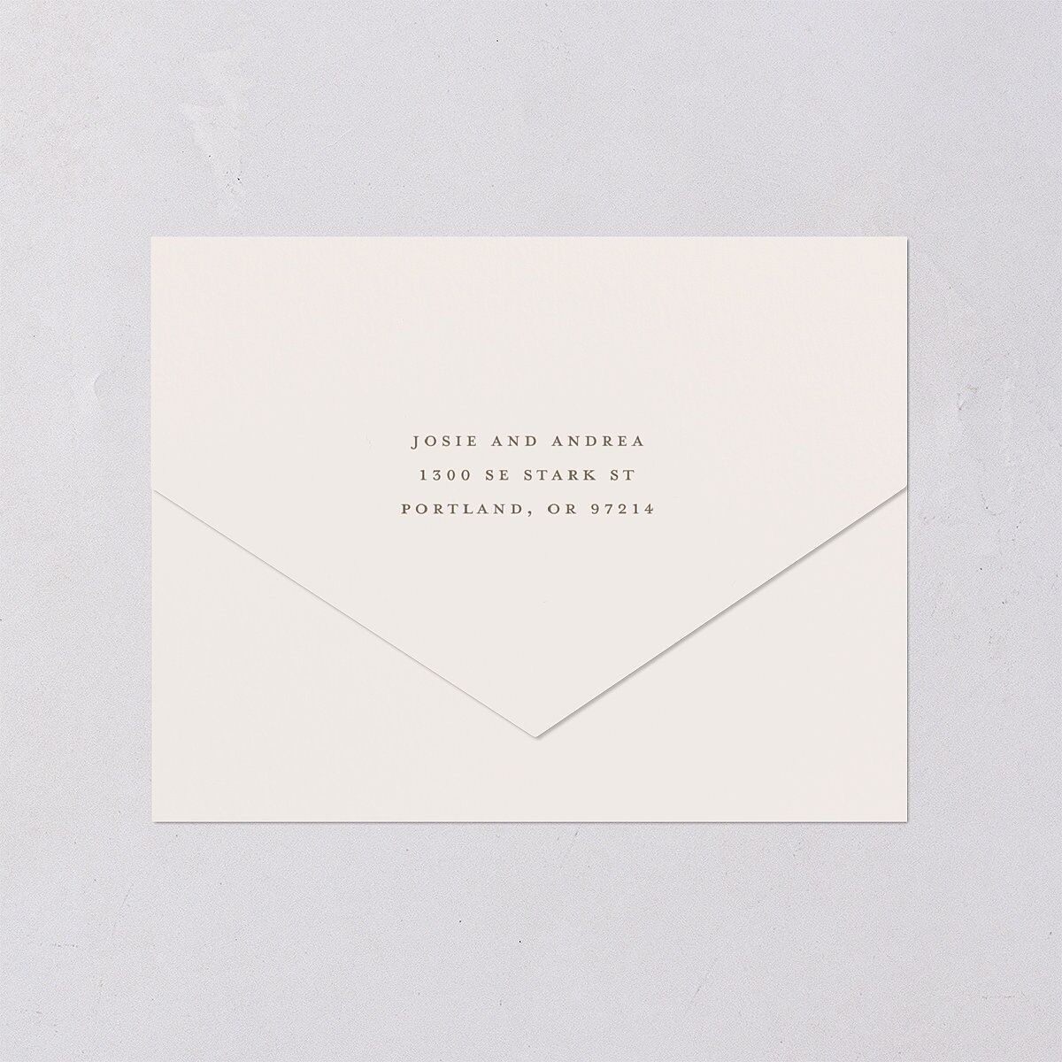 Eclectic Adornment All-in-One Wedding Invitations — view 6