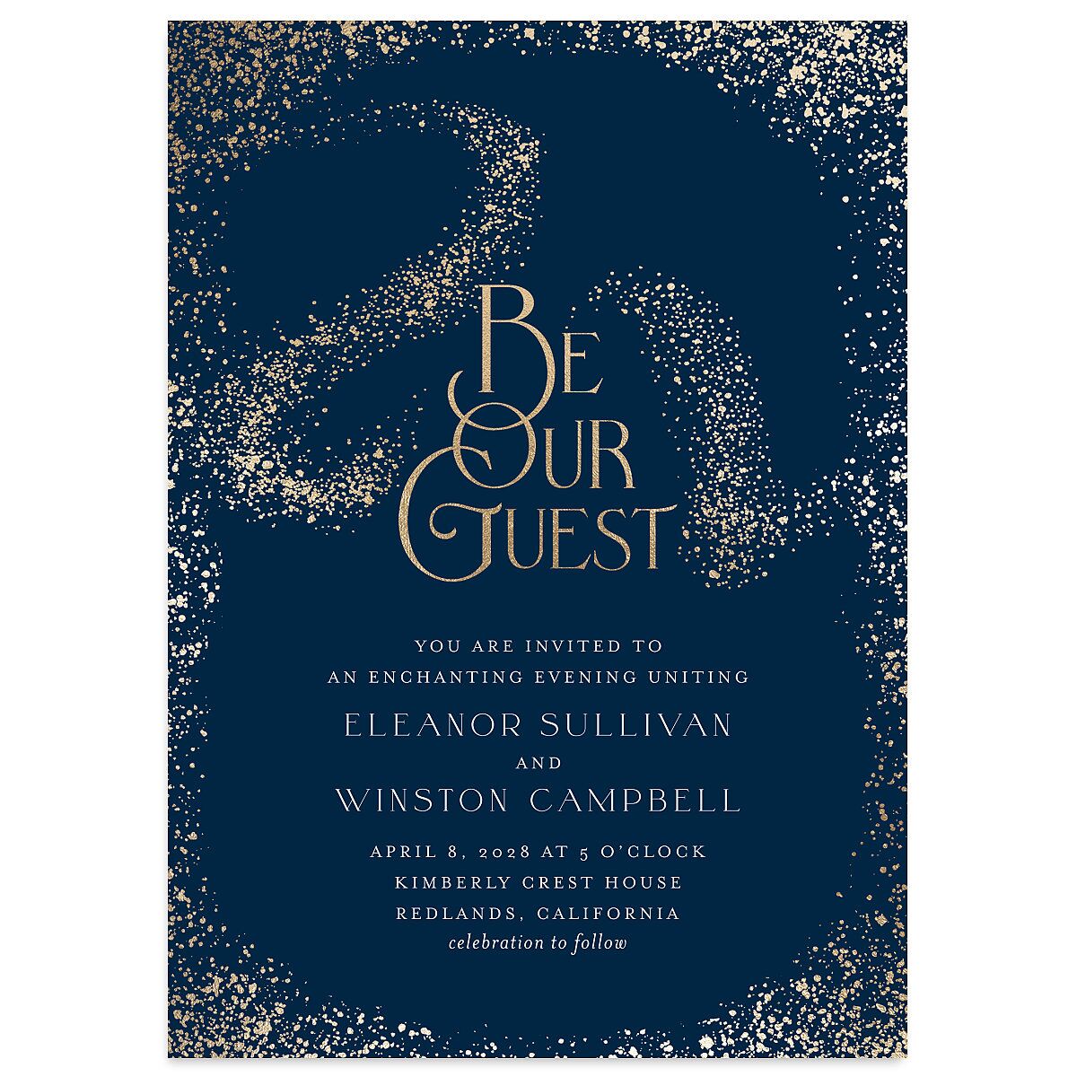 Be Our Guest Wedding Invitations