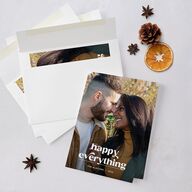 Sweet Holiday Holiday Cards Pure White Signature Blank Portrait  Standard