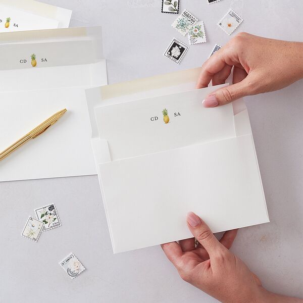 Charming Charleston Envelope Liners Standard Pure White Liner
