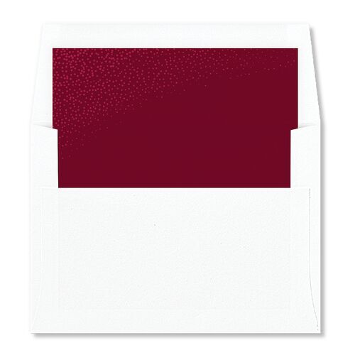 New Years Toast Envelope Liners Dark Berry Standard