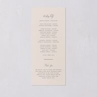 Love Is Patient Wedding Programs Linen Signature