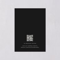 Elegant Hollywood Calligraphy Wedding Response Cards Linen Signature Standard