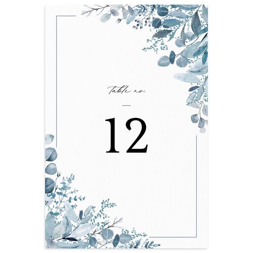 Gorgeous Greenery Table Numbers Ocean Signature