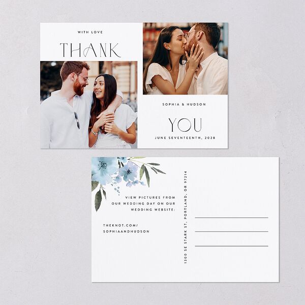 Beloved Union Thank You Postcards Ocean