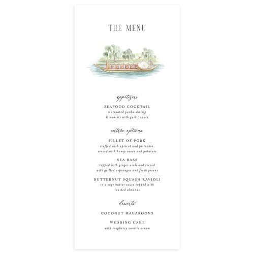 Boston Skyline Menus Espresso Signature