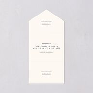 Elegant Lighthouse All-in-One Wedding Invitations Maritime Signature Light Both Recipient and Return Addresses No