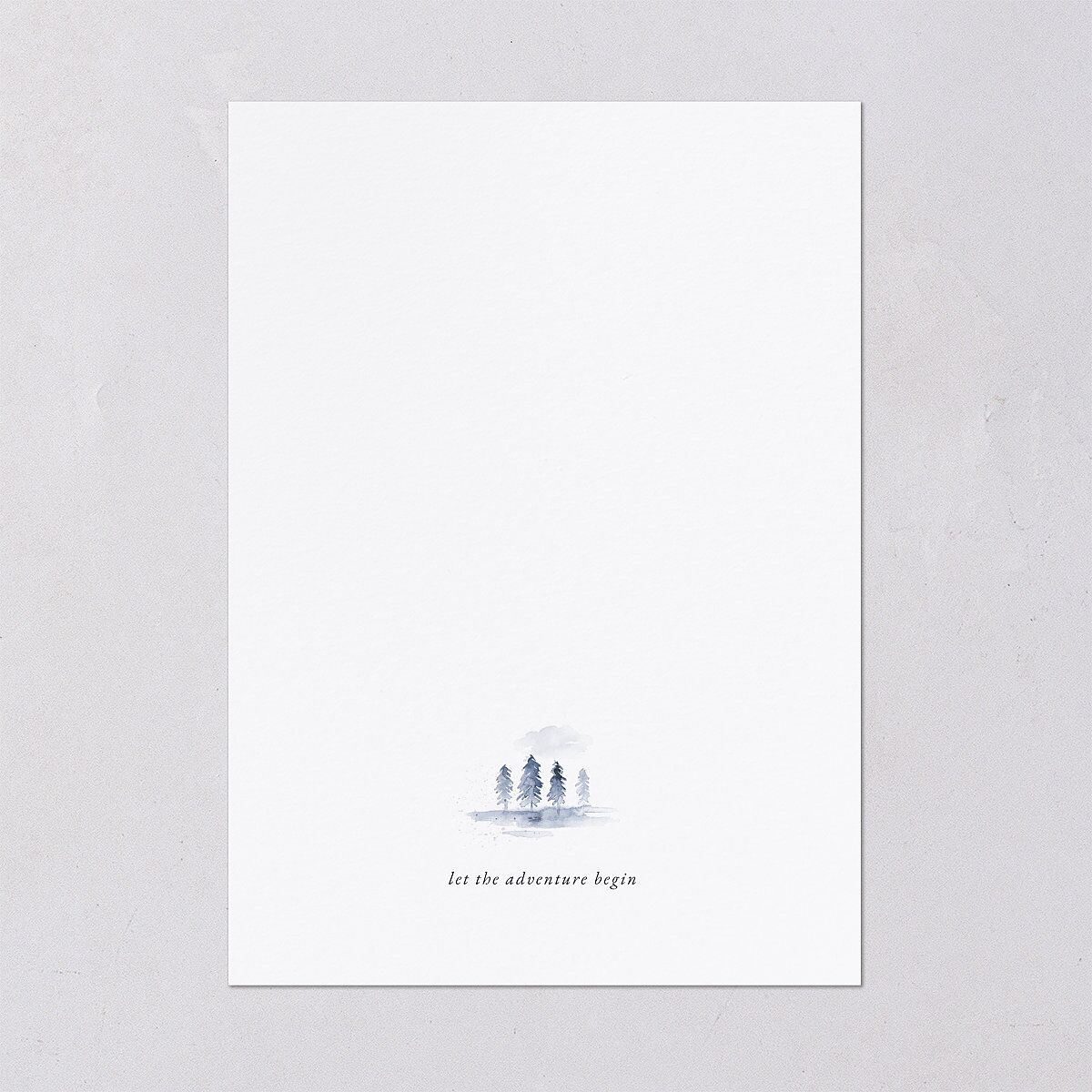 Watercolor Mountains Wedding Invitations — view 3