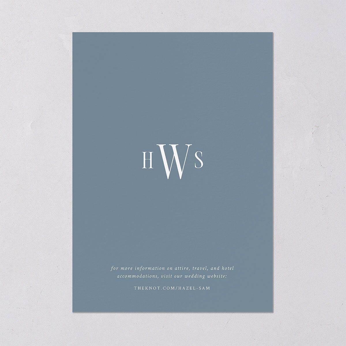 Elegant Wedding Of Wedding Invitations Dusty Blue Signature Blank Standard No