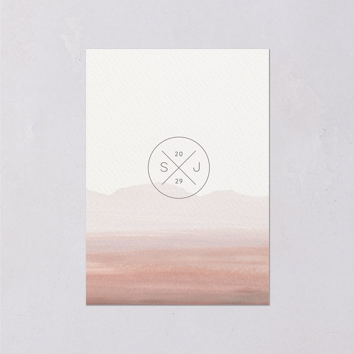 Painted Desert Wedding Response Cards — view 2