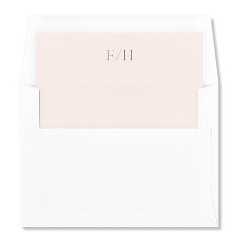 Minimalist Accent Leaf Envelope Liners Falcon Standard