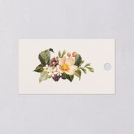 Botanical Citrus Garden Favor Gift Tags Rose Gold Signature