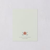 Crafted Garden Save the Date Petite Cards Deep Olive Signature smooth Blank No