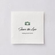 Rustic Pine Cocktail Napkins Eucalyptus Napkin Uncoined