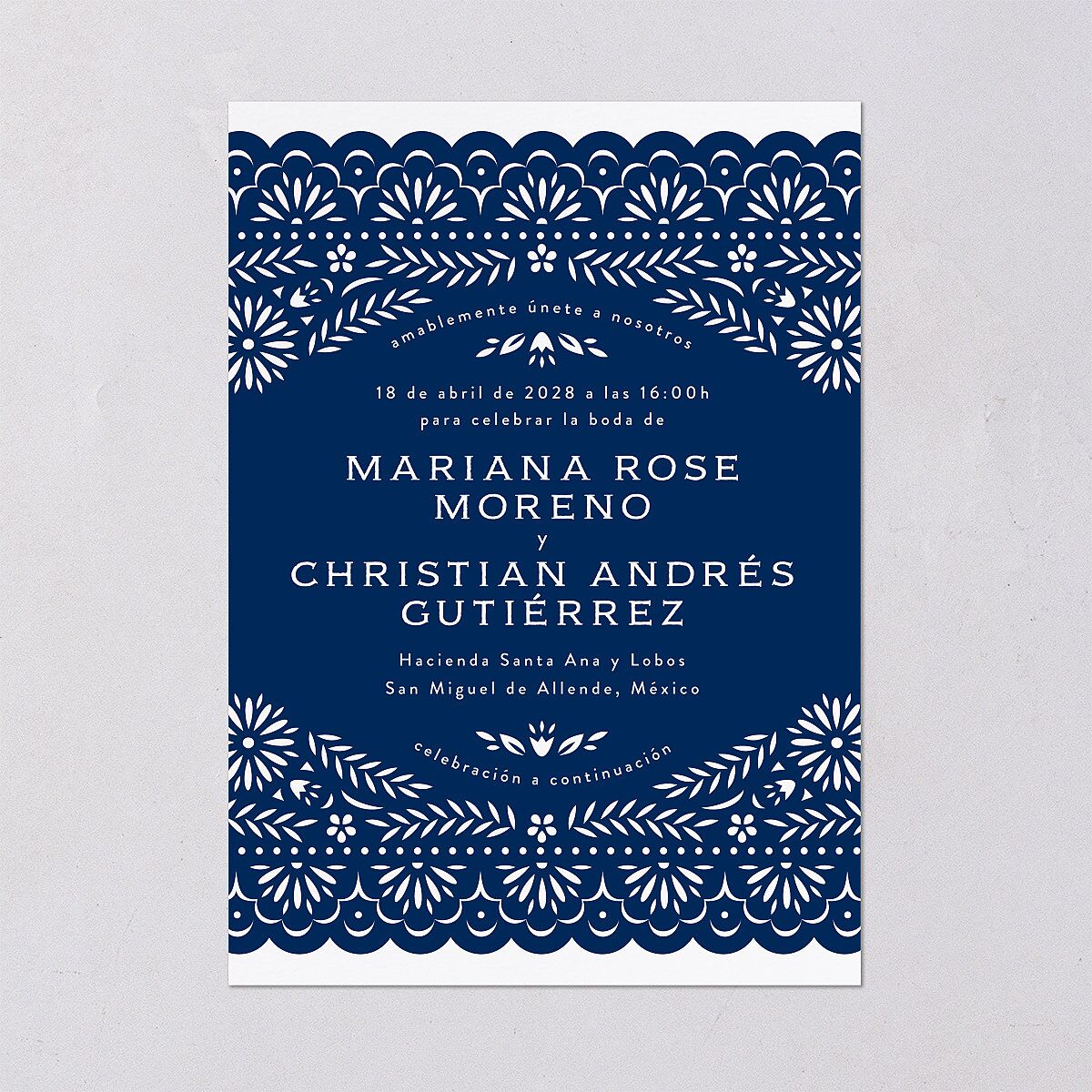 Papel Picado Wedding Invitations — view 2