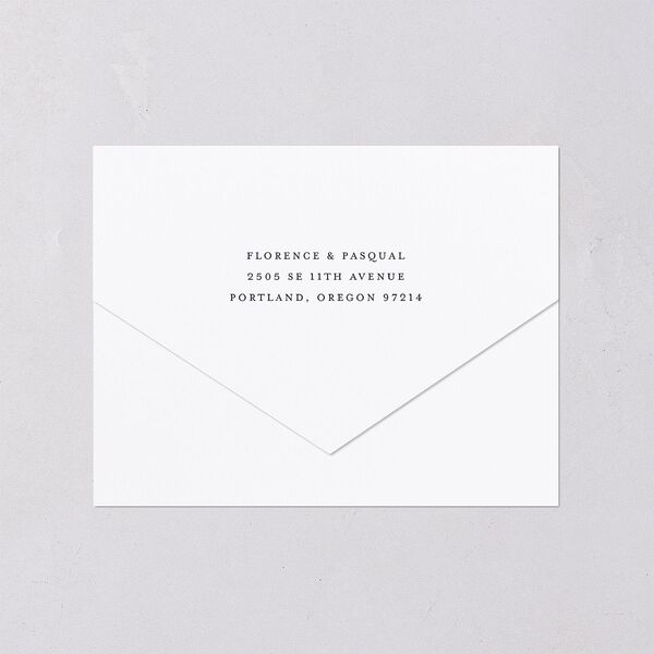 Scenic San Francisco All-in-One Wedding Invitations Pale Blue Signature Light Both Recipient and Return Addresses No