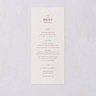 Elegant Lighthouse Foil Menus Gold Maroon Signature