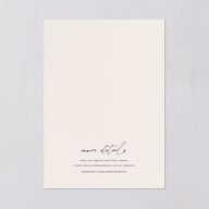 Simply Script Wedding Invitations Linen Signature Blank No Standard