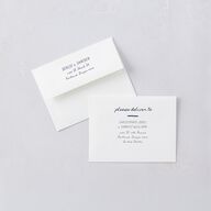 Dainty Bow Save The Date Magnets Navy Magnet Paper