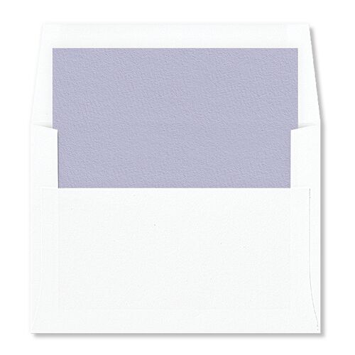Beach Monogram Envelope Liners Lavender Standard