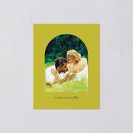 Medieval Renaissance Save the Date Petite Cards Canary Signature smooth Blank Standard No