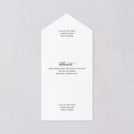 We Do All-in-One Wedding Invitations Midnight Signature Light Both Recipient and Return Addresses No