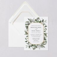 Eucalyptus Frame Euro Envelope Liners Luxe Pure White Liner