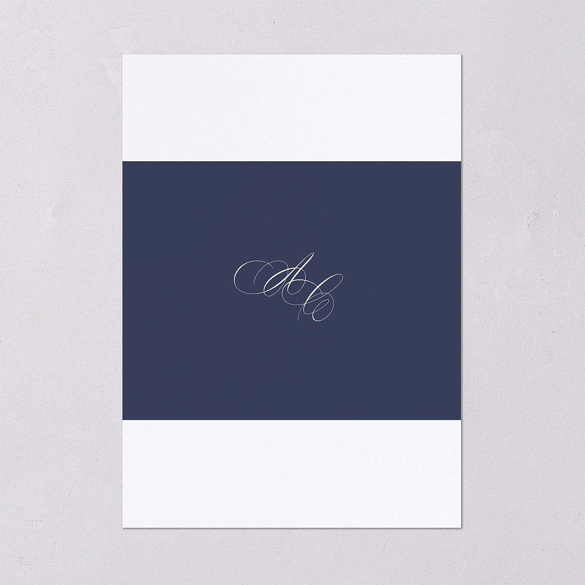 Elegant Edge Rehearsal Dinner Invitations Moody Blue Signature Blank