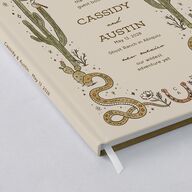 Southwestern Nouveau Guest Books Umber
