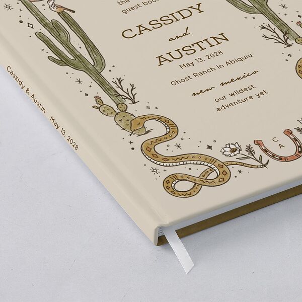 Southwestern Nouveau Guest Books Umber