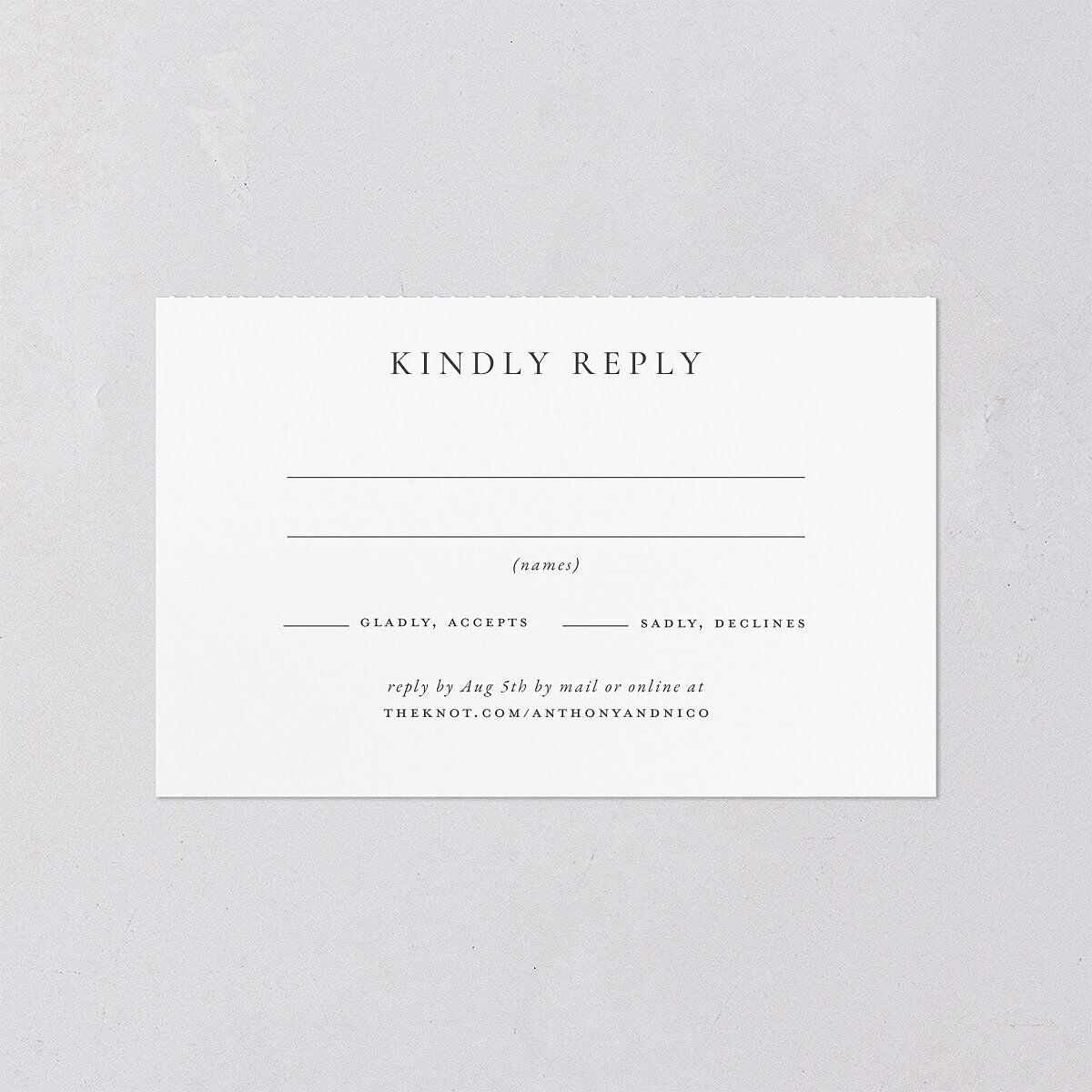 Elegant Photo Monogram All-in-One Wedding Invitations Pure White Signature Light Both Recipient and Return Addresses No