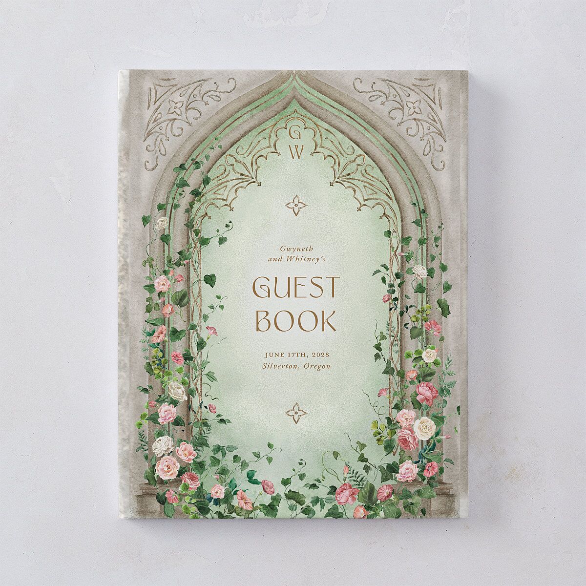 Fairytale Garden Guest Books Sage