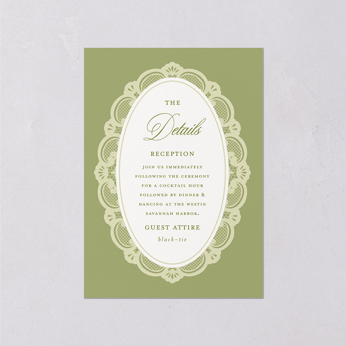 Eclectic Garden Reverie Wedding Enclosure Cards Lavender Signature Standard