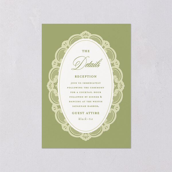 Eclectic Garden Reverie Wedding Enclosure Cards Lavender Signature Standard