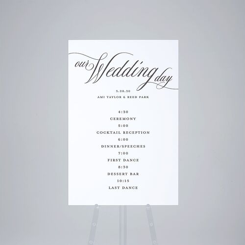 Grand Calligraphy Standard Welcome Sign Large Medieval Grey Standard Outdoor Corrugated L Welcome